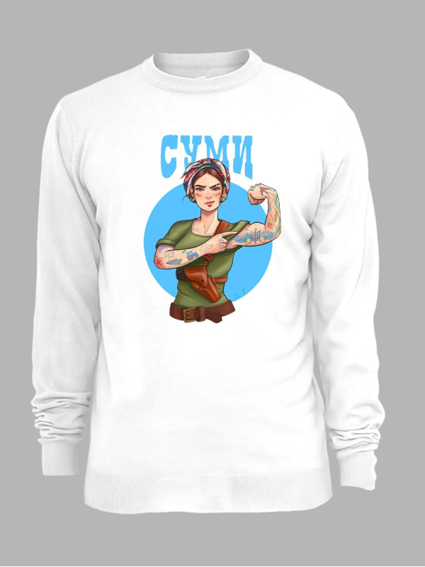 Свитшот с принтом "Сумы - Город Герой" (22042184)