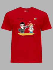 Футболка чоловіча з принтом "Love is...6" (220606)