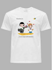 Футболка чоловіча з принтом "Love is...6" (220606)