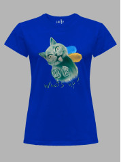 Футболка жіноча з принтом "What's Up?" (220611)