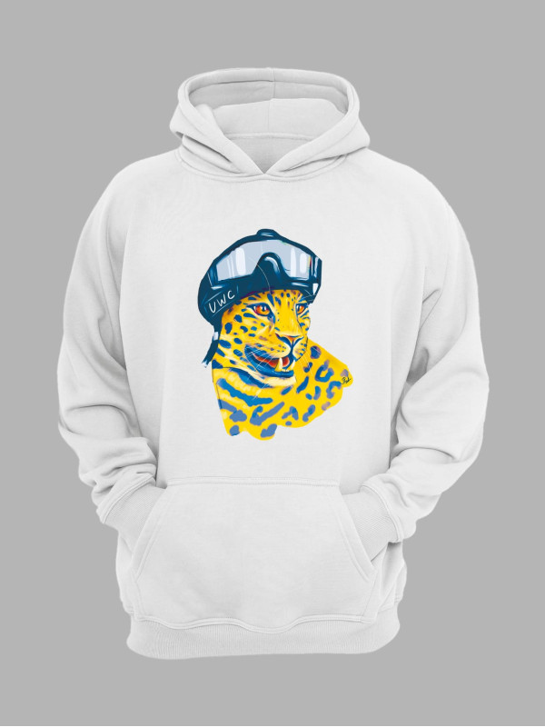 Худі з патріотичним принтом "UWC" (220618)