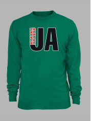 Світшот з патріотичним принтом "Українська вишиванка" (220719)