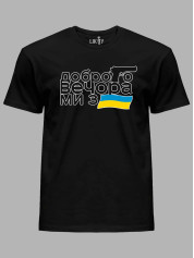 Футболка с патриотическим принтом "Добрый вечер" (220727)