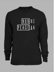 Свитшот с принтом "раша - нет, мир - да" (220729)