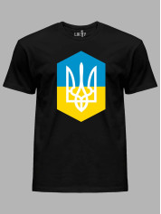 Футболка с патриотическим принтом "Украинский герб" (220739)