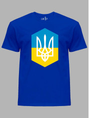 Футболка с патриотическим принтом "Украинский герб" (220739)