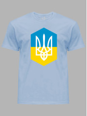 Футболка с патриотическим принтом "Украинский герб" (220739)