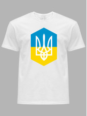 Футболка с патриотическим принтом "Украинский герб" (220739)