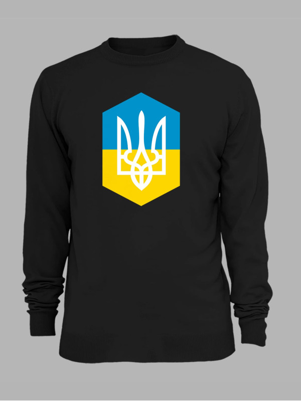 Світшот з патріотичним принтом "Український герб" (220739)