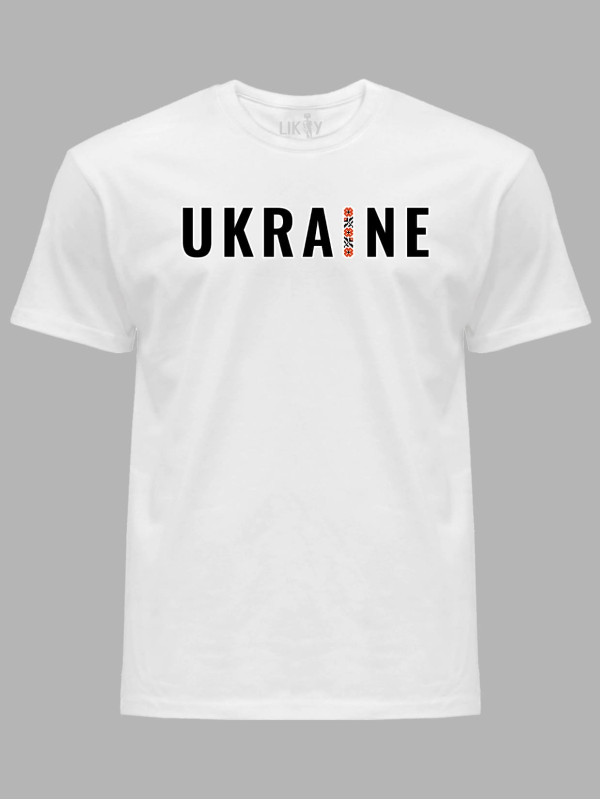 Футболка с патриотическим принтом "Украина наилучшая" (220804)