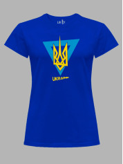 Футболка женская с принтом "Украинская Воля" (220813)