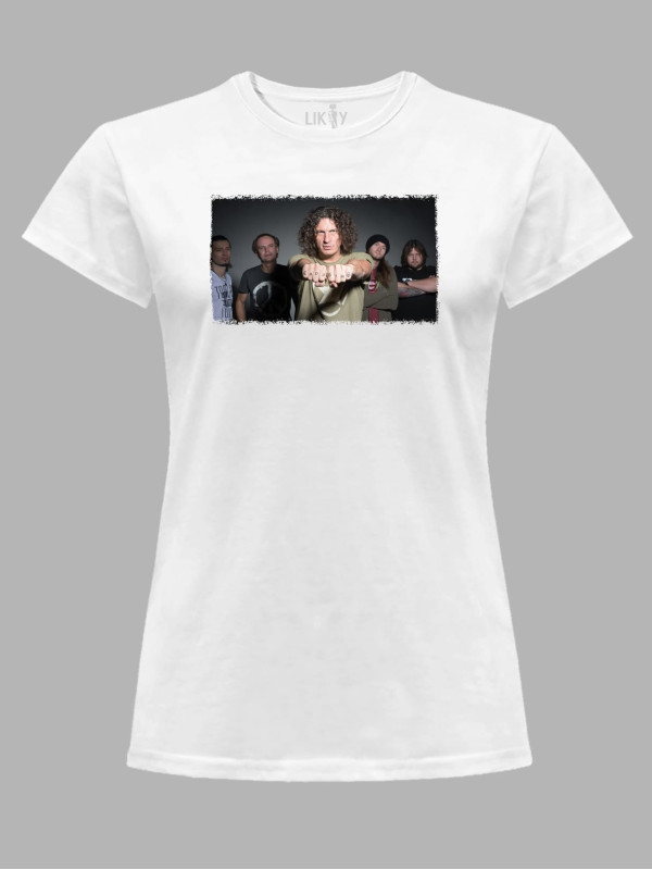 Футболка жіноча з принтом "Група Скрябін" (220838)