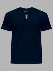 Футболка чоловіча з патріотичним принтом "Герб" тризуб (220868)