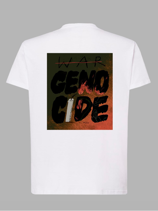 Футболка чоловіча з принтом "Не війна, а геноцид" (220867)