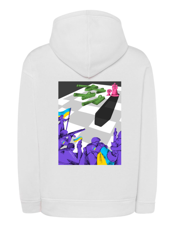 Худи с принтом "Украинское сопротивление" (220870)