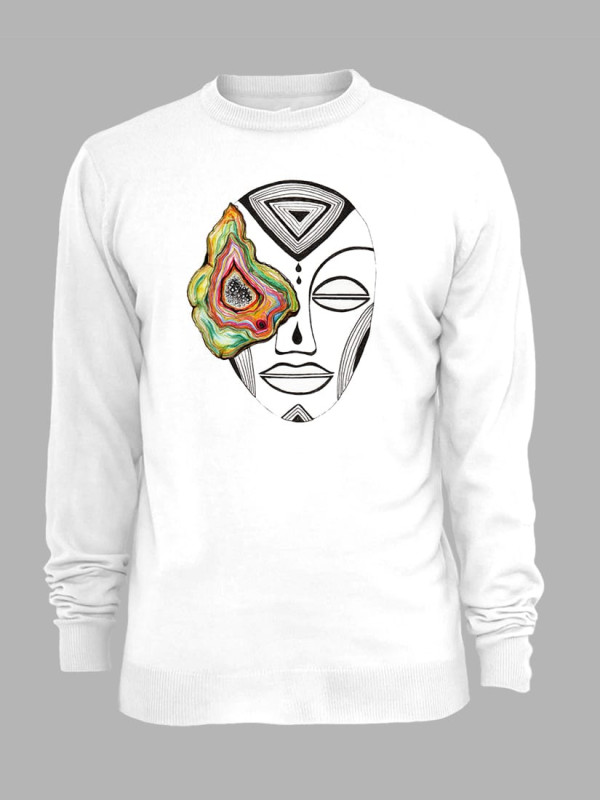 Світшот з принтом "Погляд у надри Землі" (220875)