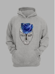 Худі з патріотичним принтом "Буря всередині" (220880)