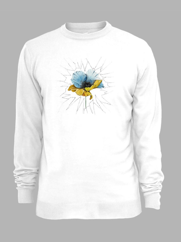 Світшот з принтом "Життя крізь біль" (220884)