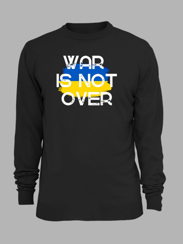 Світшот з принтом "Війна не закінчилась" (220903)