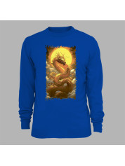 Світшот з принтом "Сонячний дракон у хмарах" (231004)