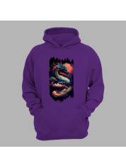 Худі з принтом "Повітряно-вогняний дракон" (231006)