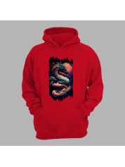 Худі з принтом "Повітряно-вогняний дракон" (231006)