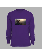 Світшот з принтом "Дракон на горі на світанку" (231009)