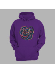 Худі з принтом "Заплутаний дракон" (231011)