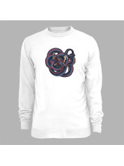 Світшот з принтом "Заплутаний дракон" (231011)