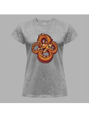 Футболка жіноча з принтом "Нескінченний дракон" (231013)