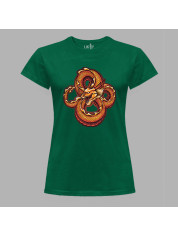 Футболка жіноча з принтом "Нескінченний дракон" (231013)