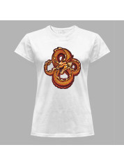 Футболка жіноча з принтом "Нескінченний дракон" (231013)