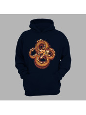 Худі з принтом "Нескінченний дракон" (231013)