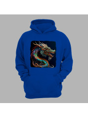 Худі з принтом "Кольоровий дракон" (231014)