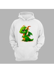 Худі з принтом "Зелений дракончик" (231015)