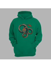 Худі з принтом "Три кола вогняного дракона" (231019)