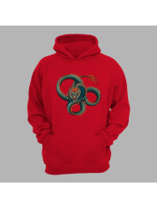 Худі з принтом "Три кола вогняного дракона" (231019)