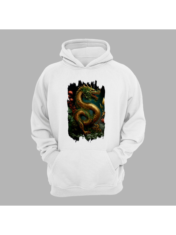 Худі з принтом "Золотий дракон" (231021)