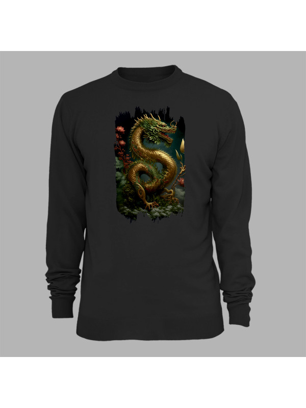 Світшот з принтом "Золотий дракон" (231021)