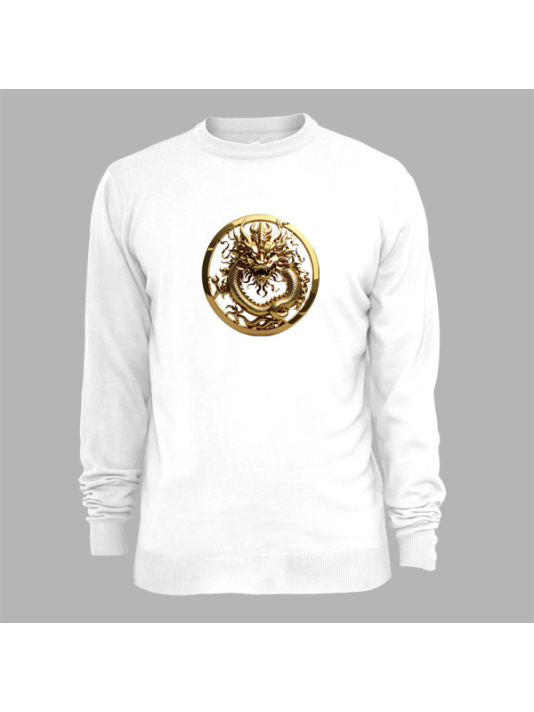 Світшот з принтом "Кільце дракона" (231023)