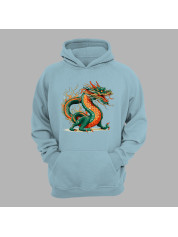 Худі з принтом "Палаючий дракон" (231025)