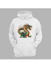 Худі з принтом "Палаючий дракон" (231025)