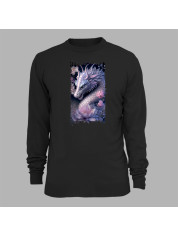 Світшот з принтом "Дракон та ніжний лотос" (231026)