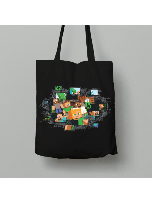 Екосумка Світ Майнкрафт, шопер з бавовни, 24010360