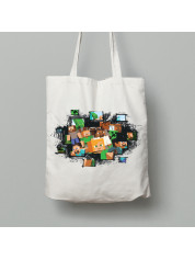 Екосумка Світ Майнкрафт, шопер з бавовни, 24010360