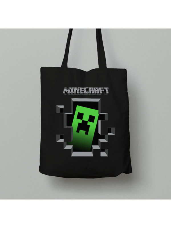 Екосумка Майнкрафт страшний, шопер з бавовни, 24010364