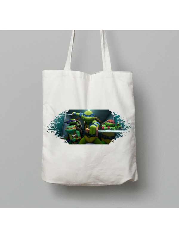 Екосумка Черепашки ніндзя, шопер з бавовни, 24010384