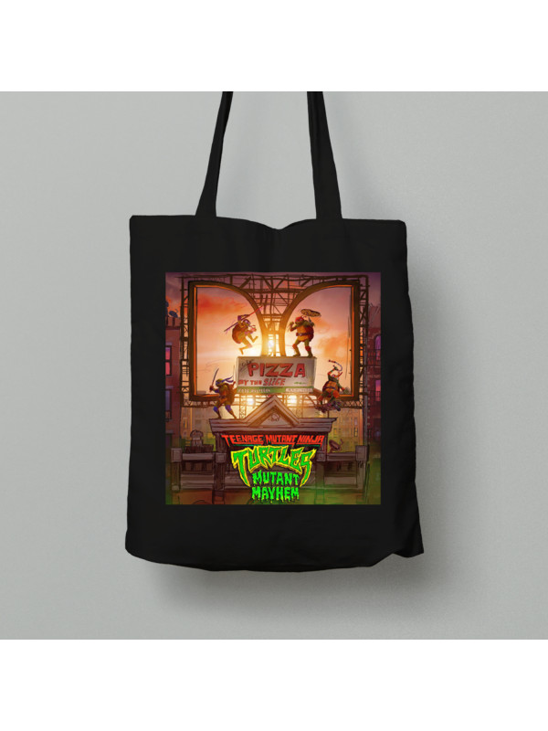 Екосумка Черепашки люблять піцу, шопер з бавовни, 24010385