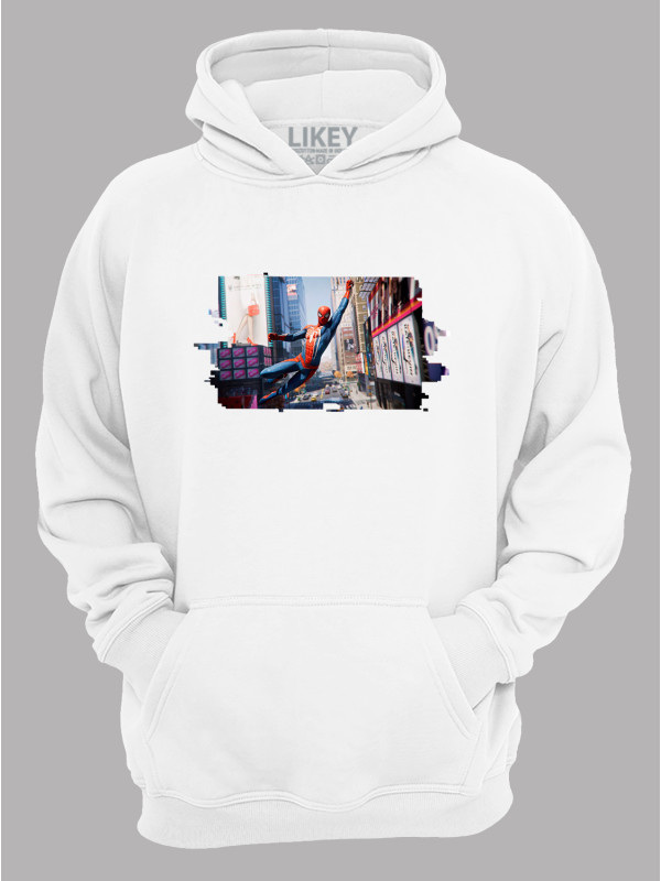 Худі Людина павук поспішає на допомогу - Spider Man rushes to help, 24010619