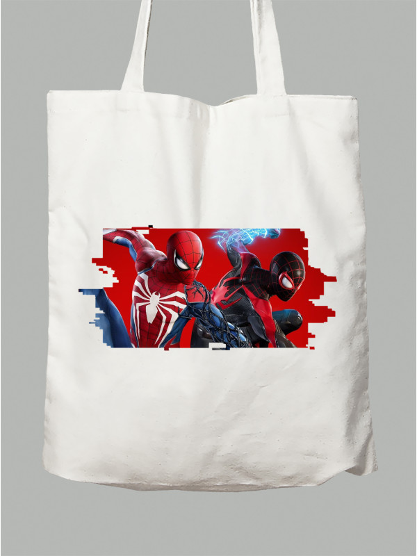 Екосумка Людина павук різні всесвіти - Spider Man different universes , 24010621